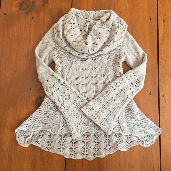 Free People Sweaters - Free People Crocheted Sweater